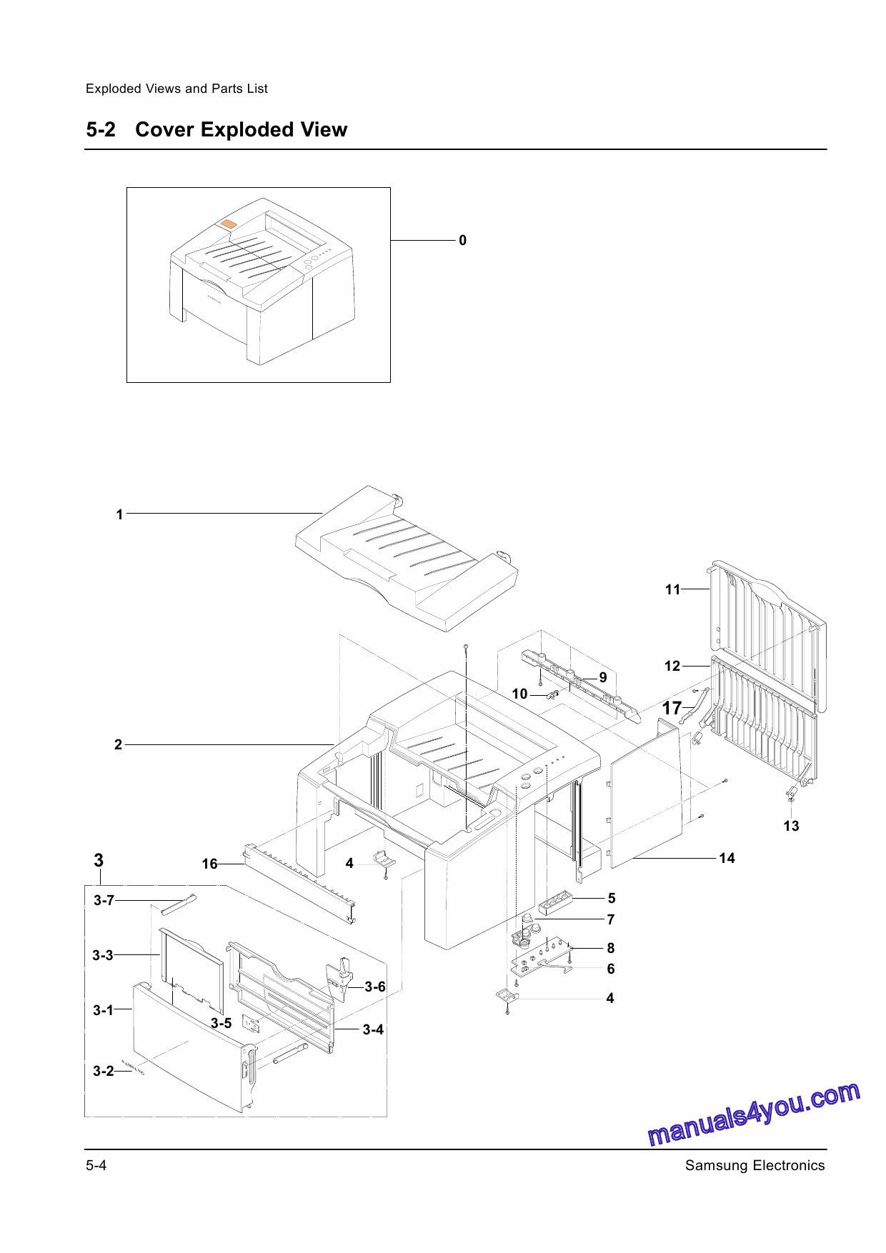 Samsung Laser-Printer ML-6040 Parts and Service-5